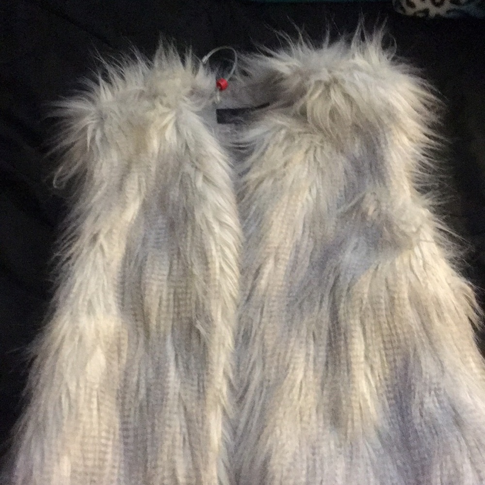 Faux fur vest